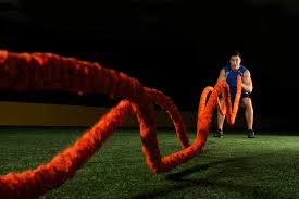Battle rope training (entrenamiento con cuerdas)