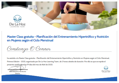 Certificado Final de Asistencia