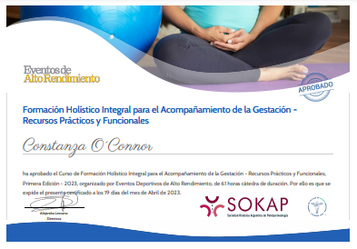 Certificado Final de Aprobación