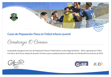Certificado Final de Aprobación