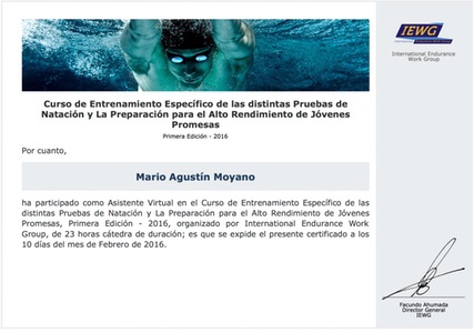 Certificado Final de Asistencia
