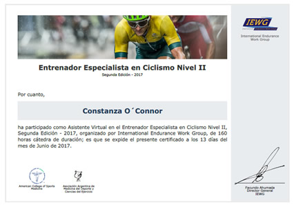 Certificado Final de Asistencia
