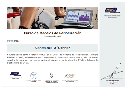 Certificado de Aprobación - Modelos de Periodización