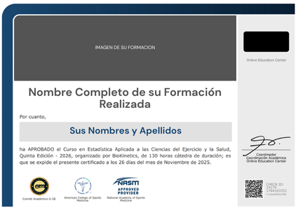 Certificado de Asistencia